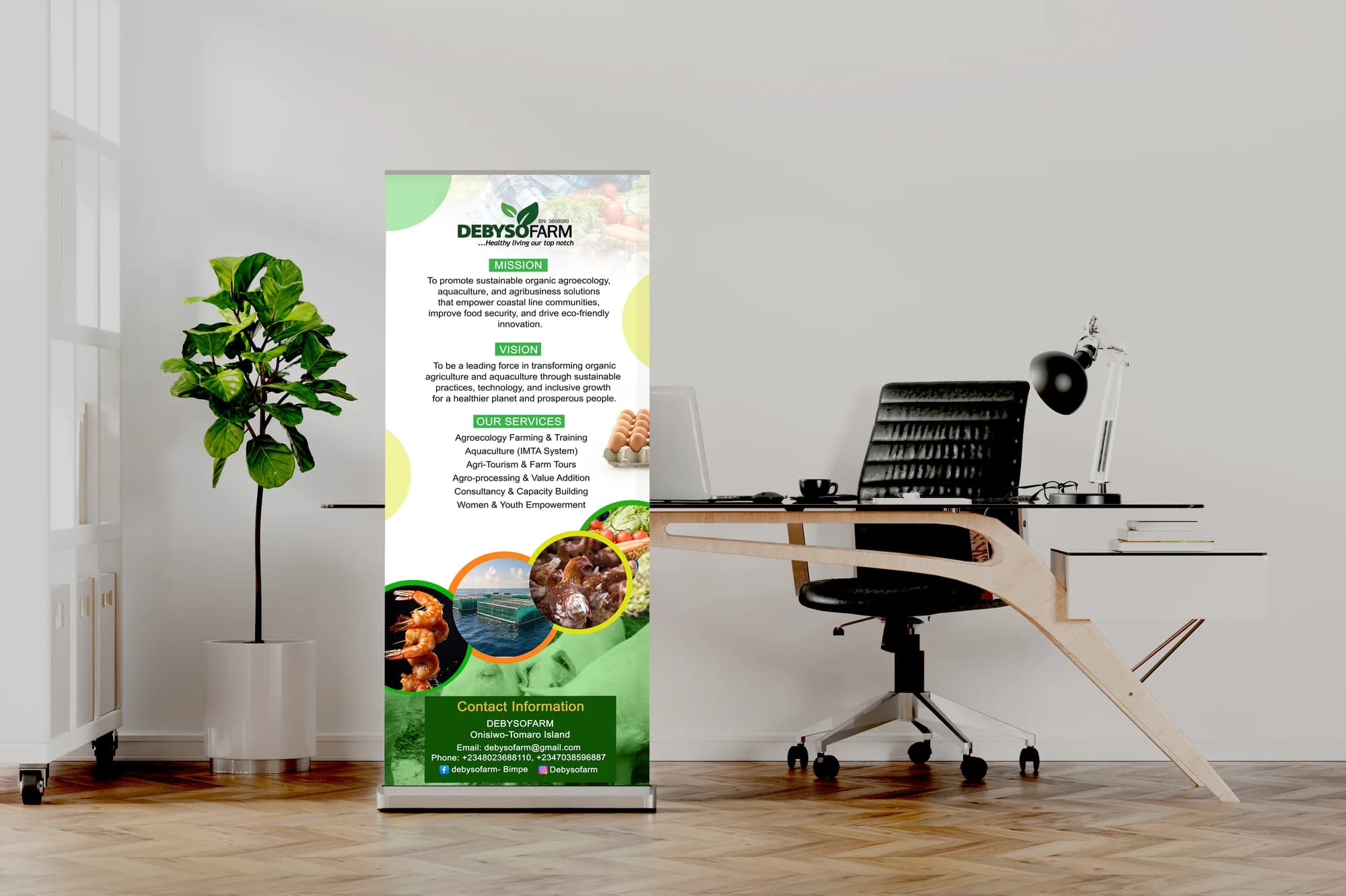Debysofarm campaign artwork