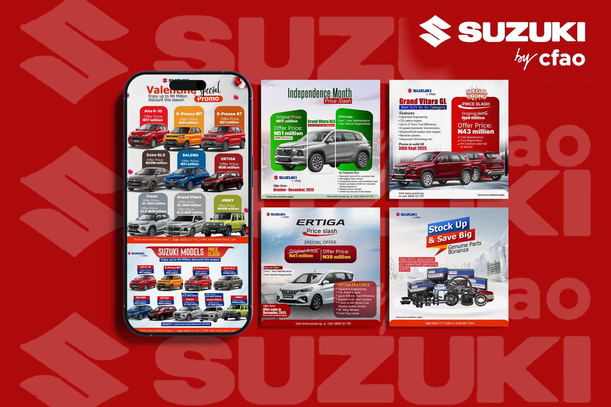 Suzuki campaign artwork
